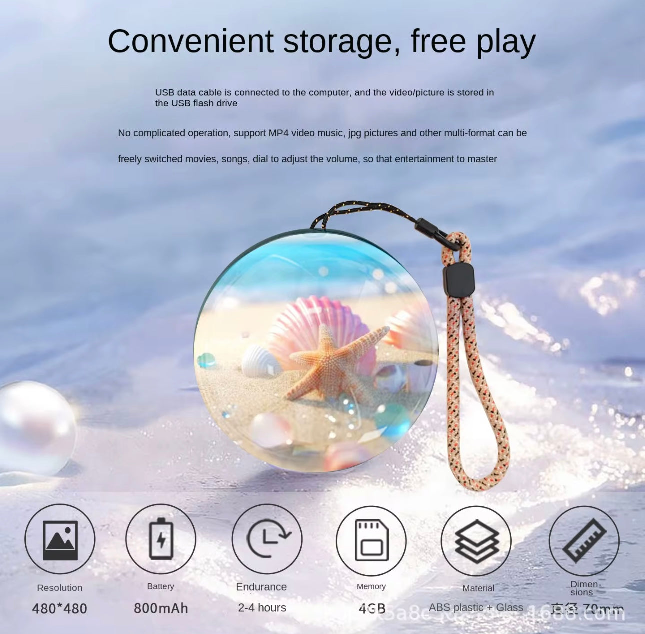 Memory Crystal Ball – Video Display Sphere for Preserving Moments